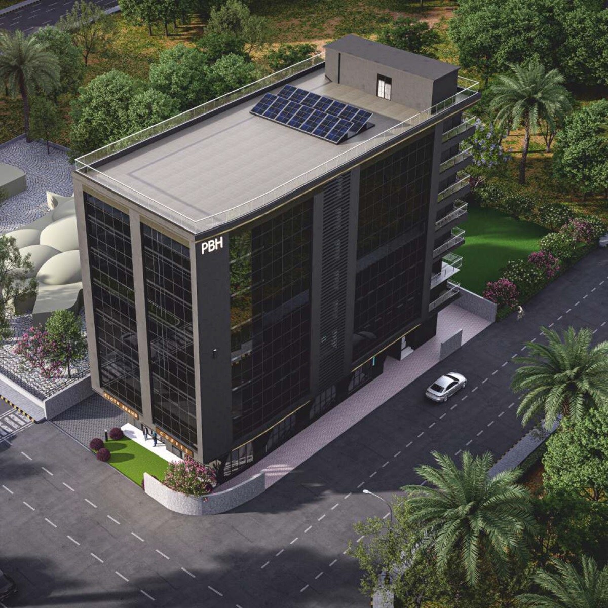 Aaeshka Pancard Business Hub Tower View
