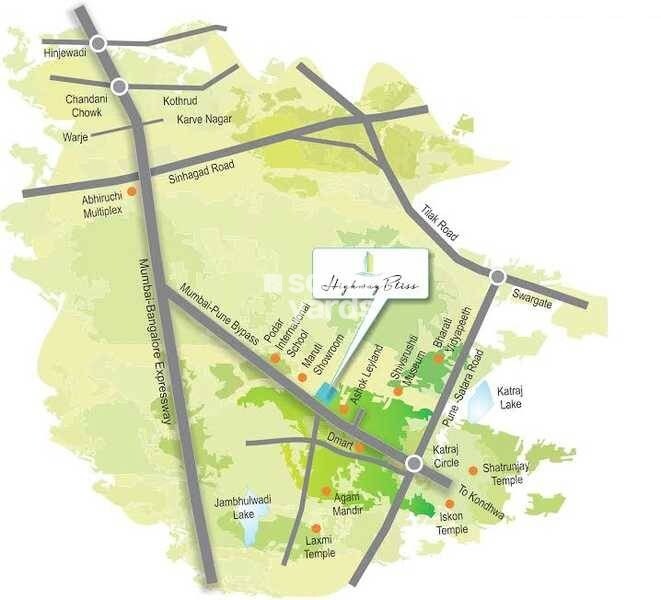 Aagam Highway Bliss Location Image