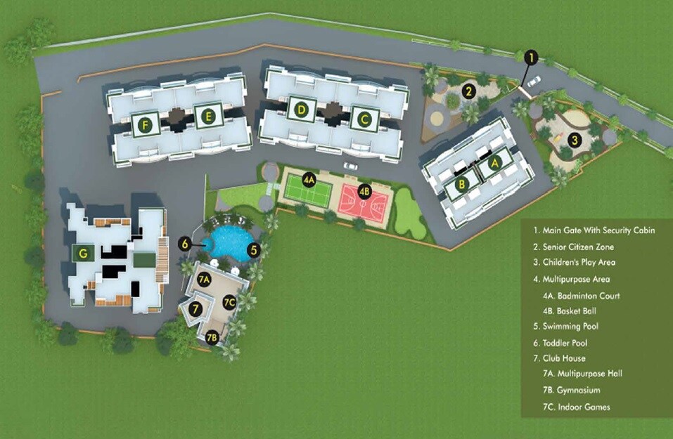 Aaiji Lakeshore Residences Master Plan 1