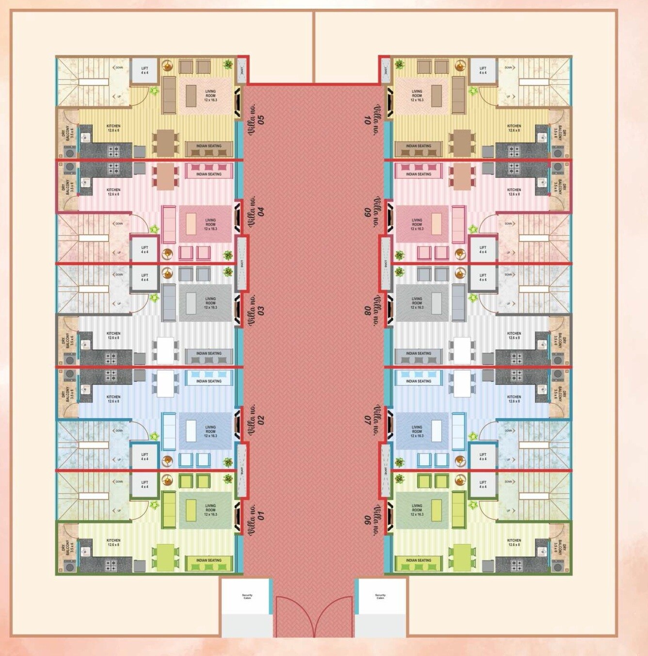 Aarav Palm Springs Floor Plans