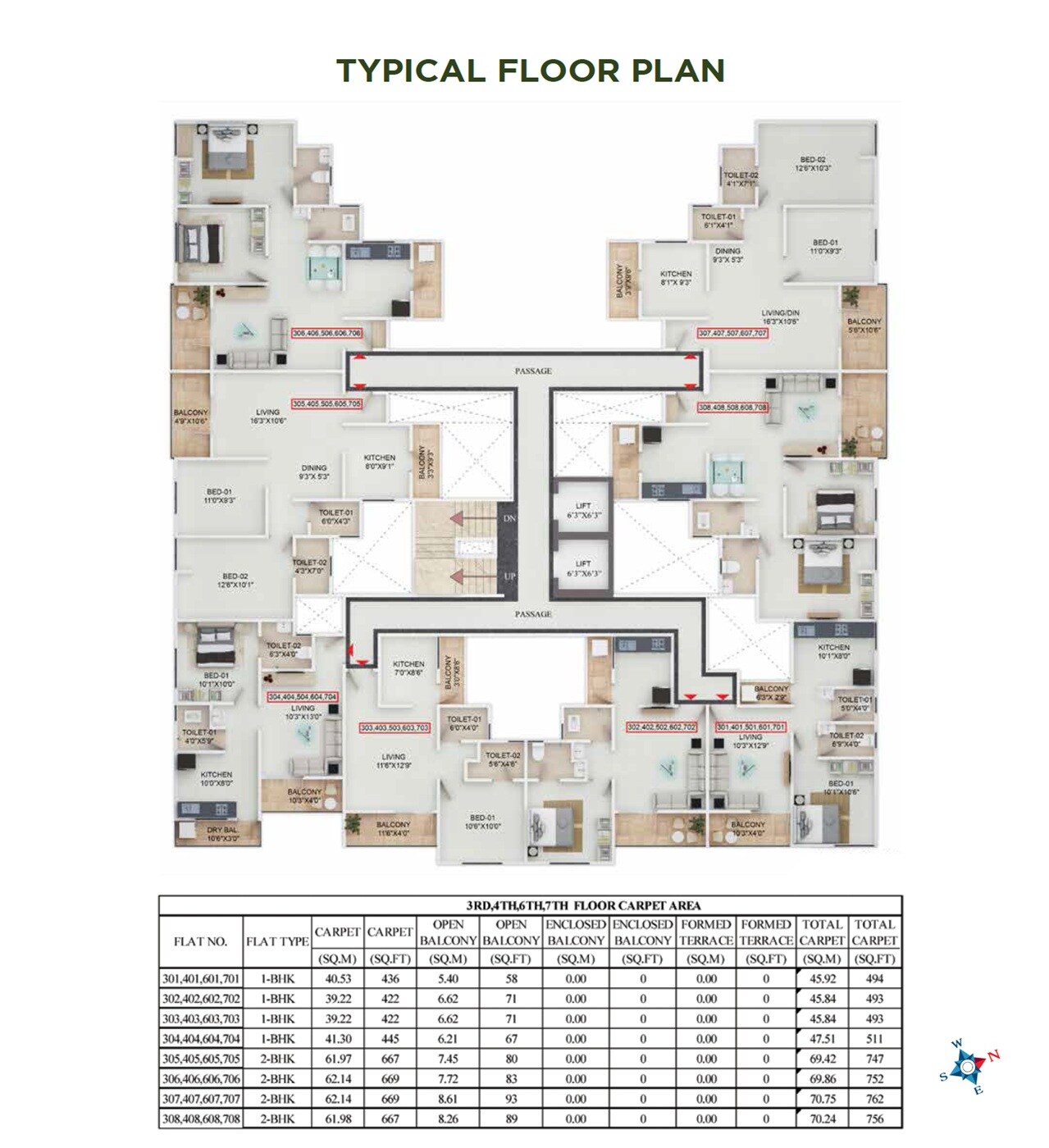 Aasara Smart Nest Samruddhi Floor Plans