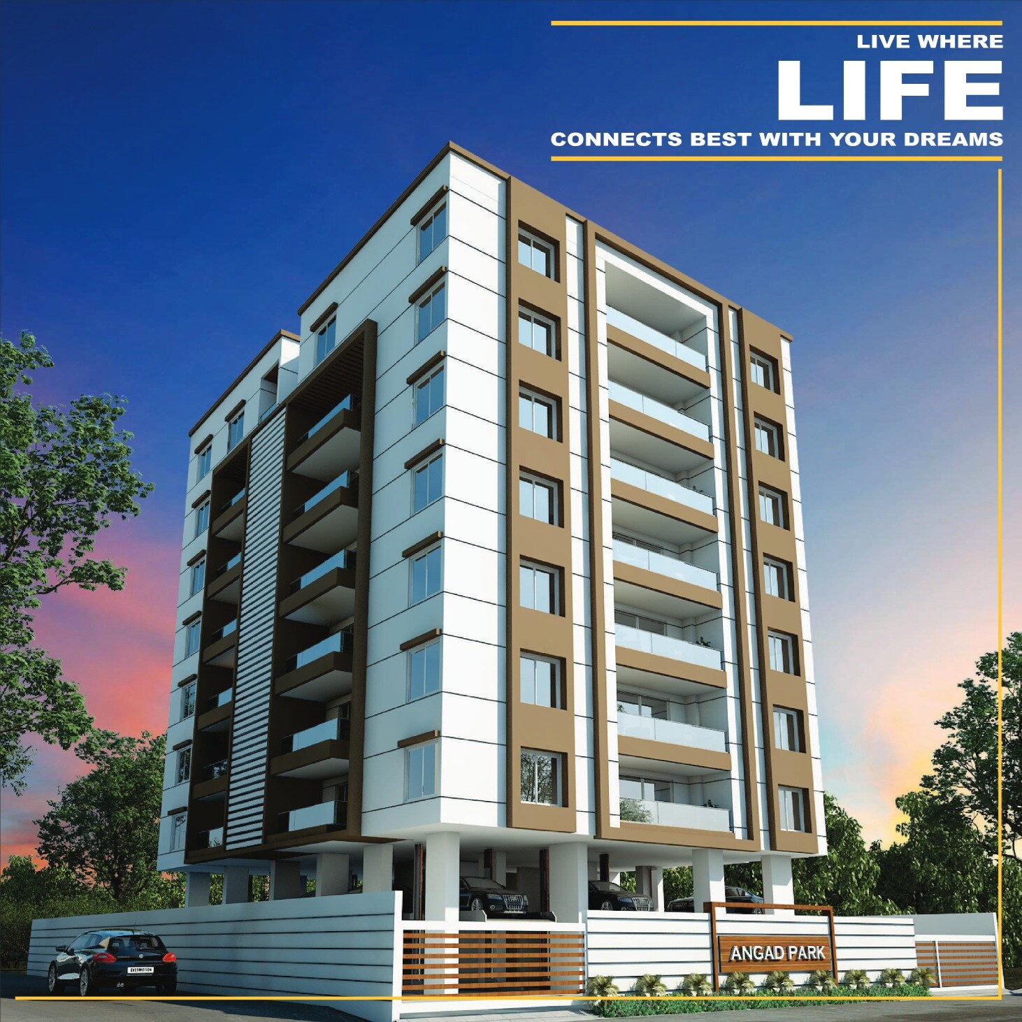 Aavani Angad Park Apartment Exteriors 3