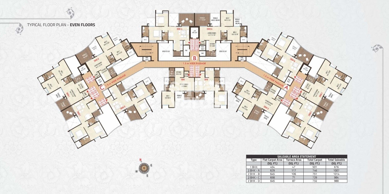 Abhinav The One Floor Plans