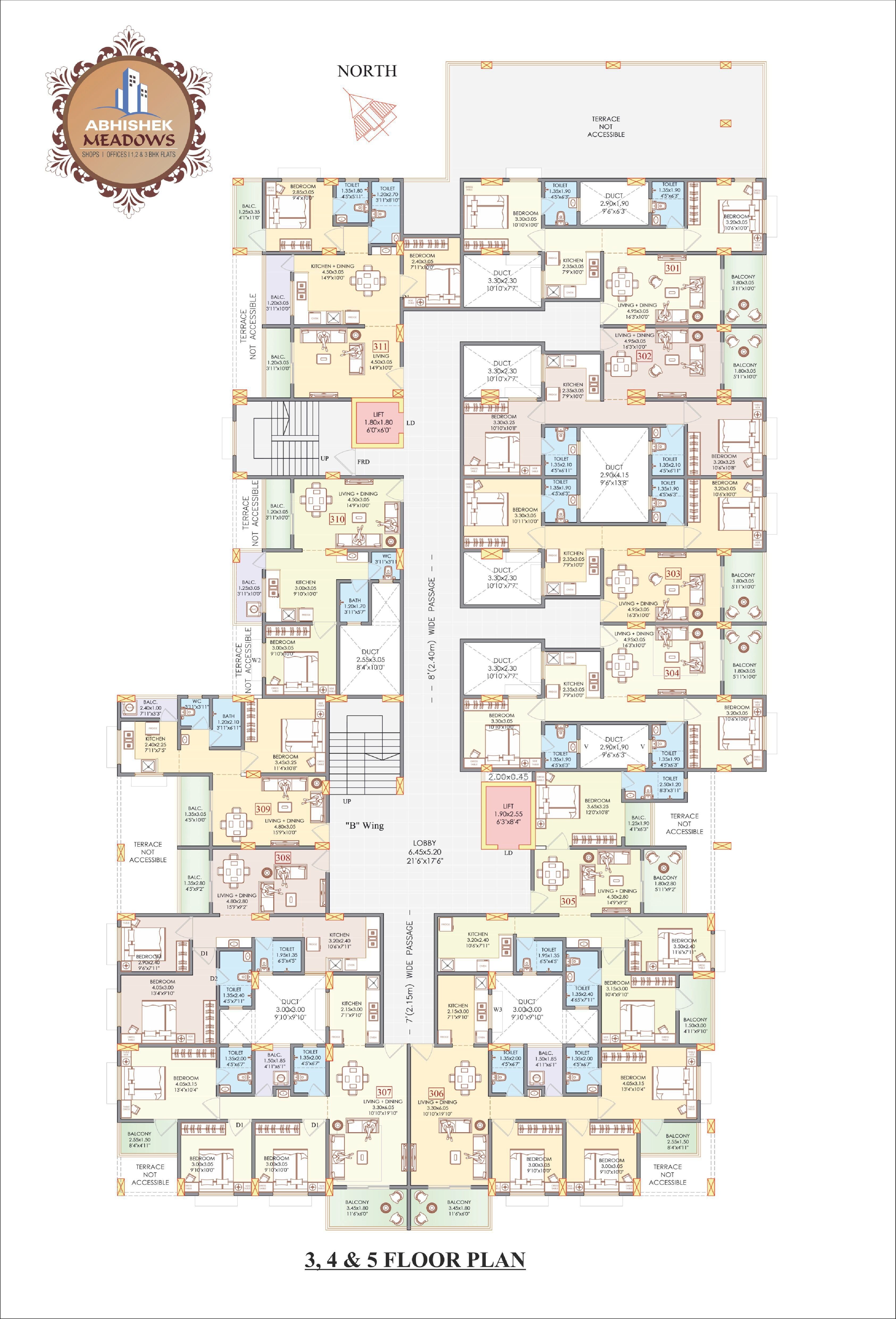 Abhishek Meadows Floor Plans
