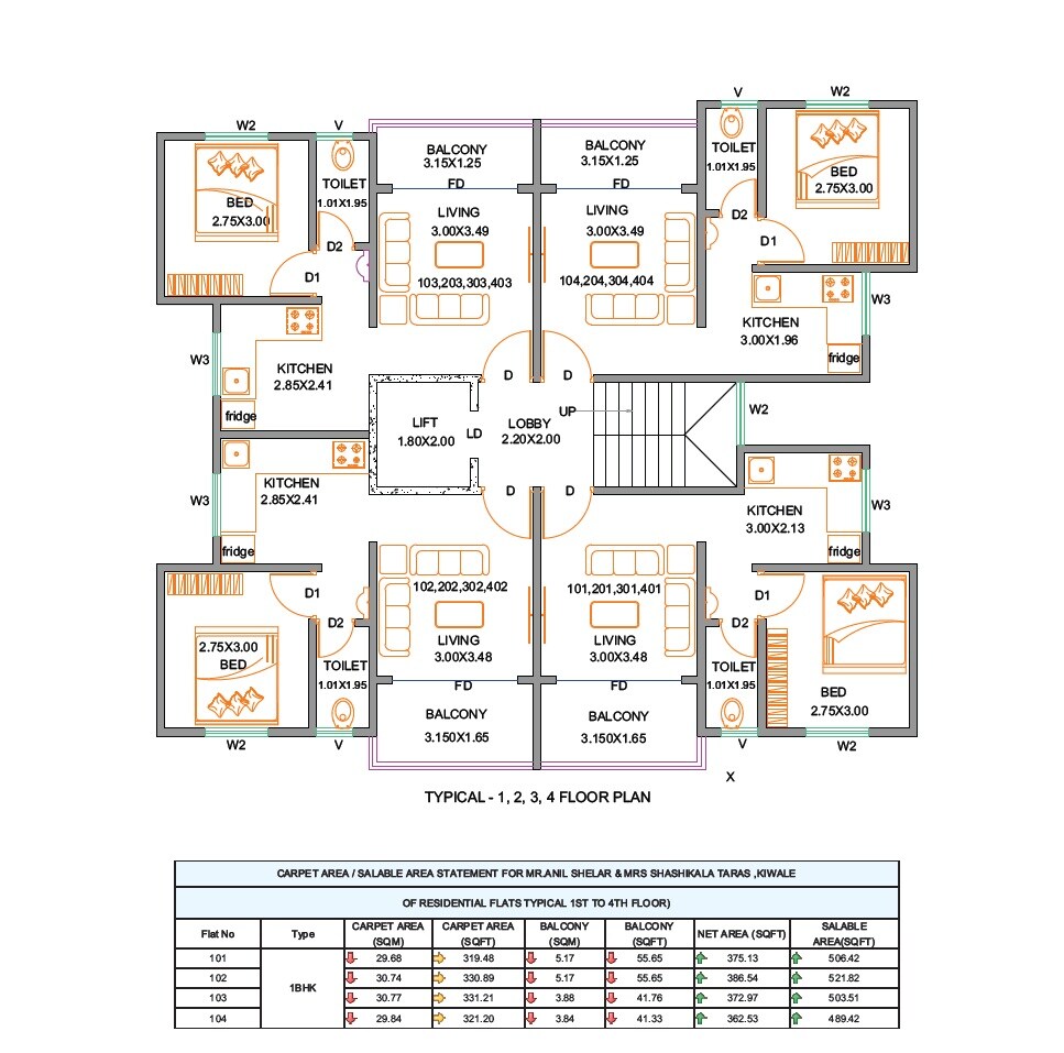 Aditya Durgade Heights Floor Plans