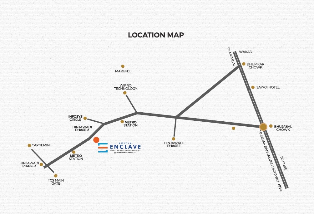 Aditya Enclave Hinjewadi Location Image