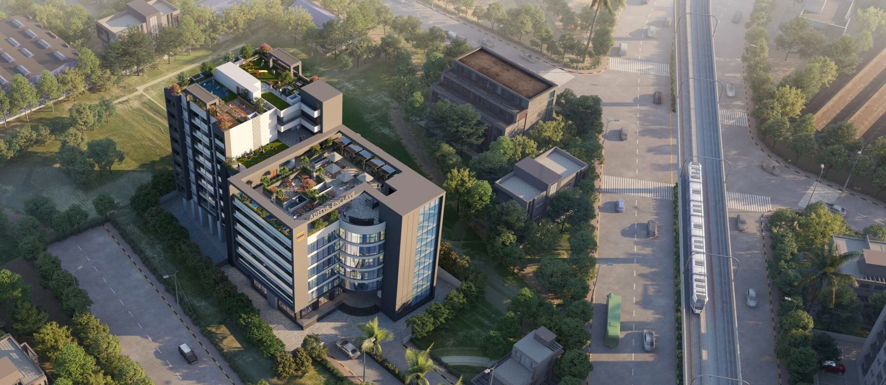 Aditya Enclave Hinjewadi Tower View