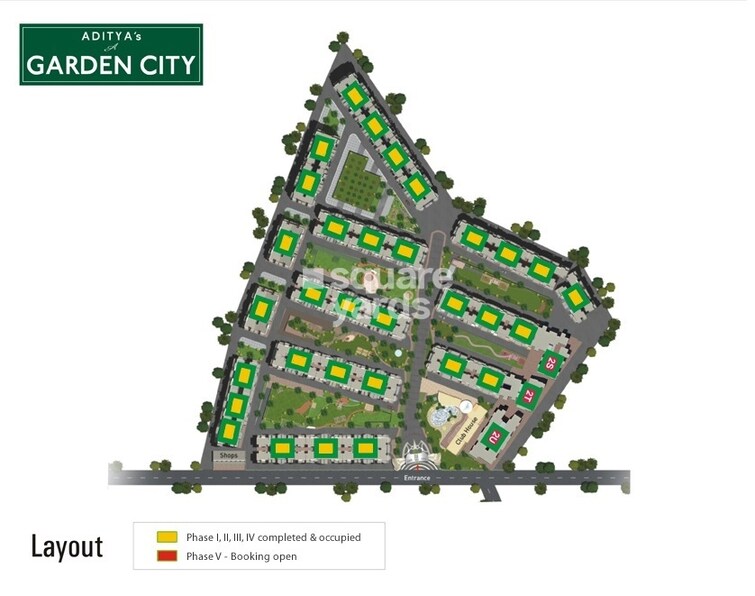 Aditya Garden City Master Plan Image