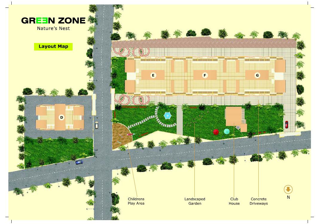 Aditya Green Zone Master Plan Image