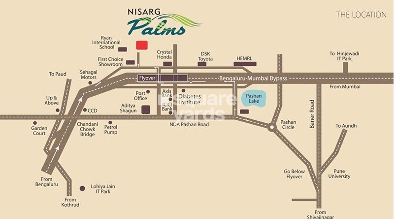 Aditya Nisarg Palms Location Image