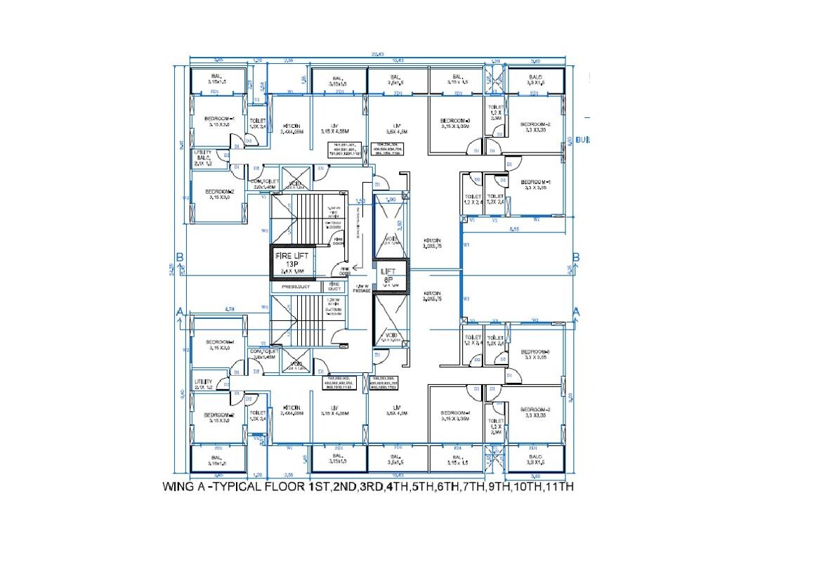 Aditya Sai Empire Floor Plans