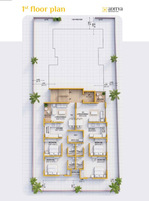 Aditya Shubham Floor Plans