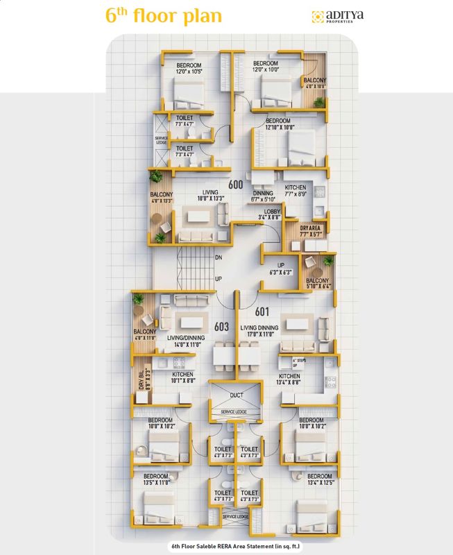 Aditya Shubham Floor Plans