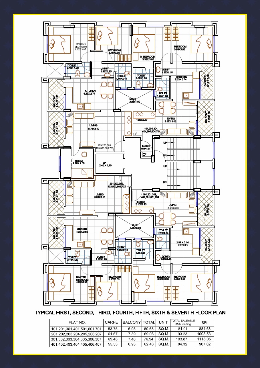 Adityaraj Nakshatra Floor Plans