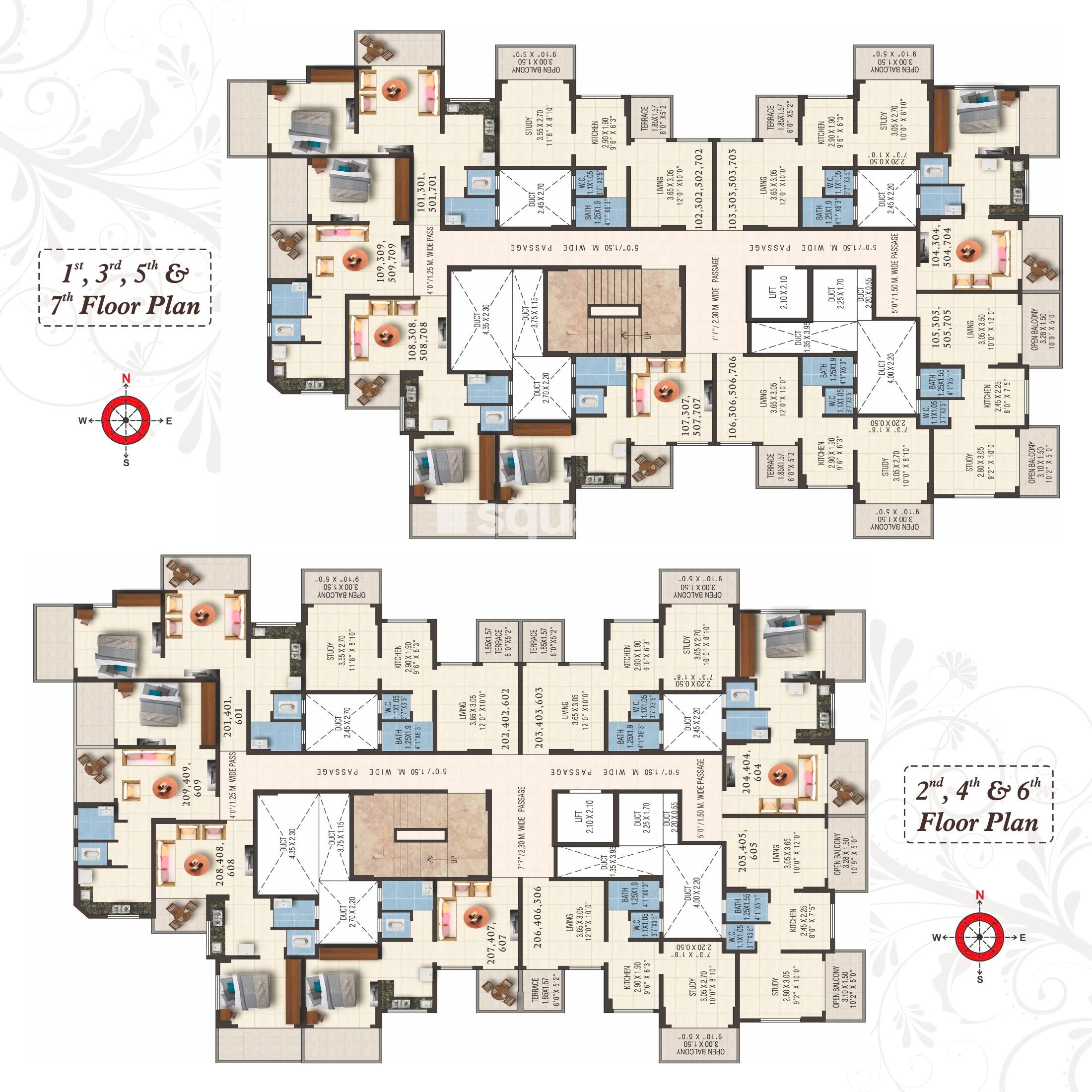 Adorn Alcazar Floor Plans