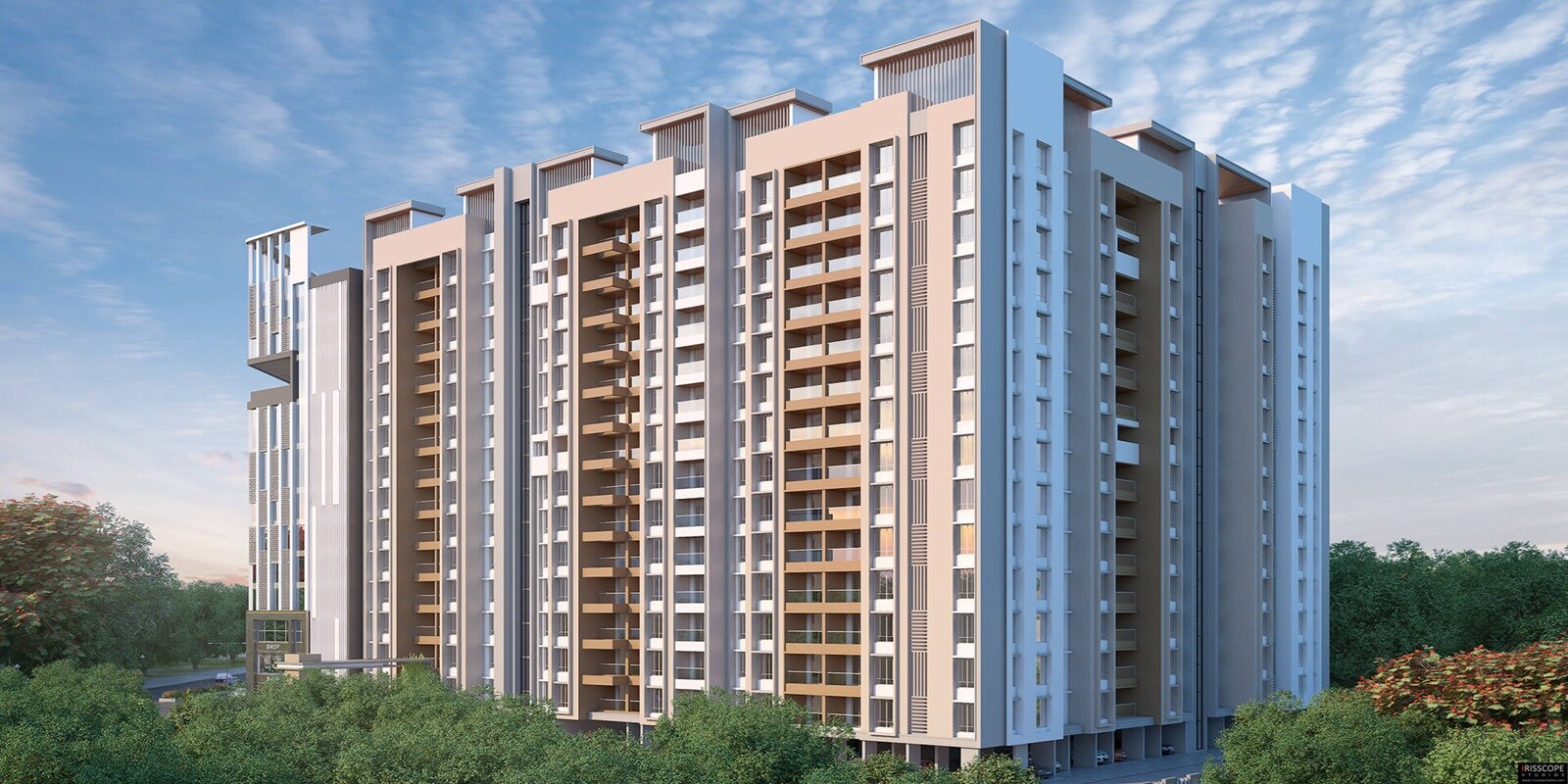 Aishwaryam Courtyard Gold residential project in Chikhali