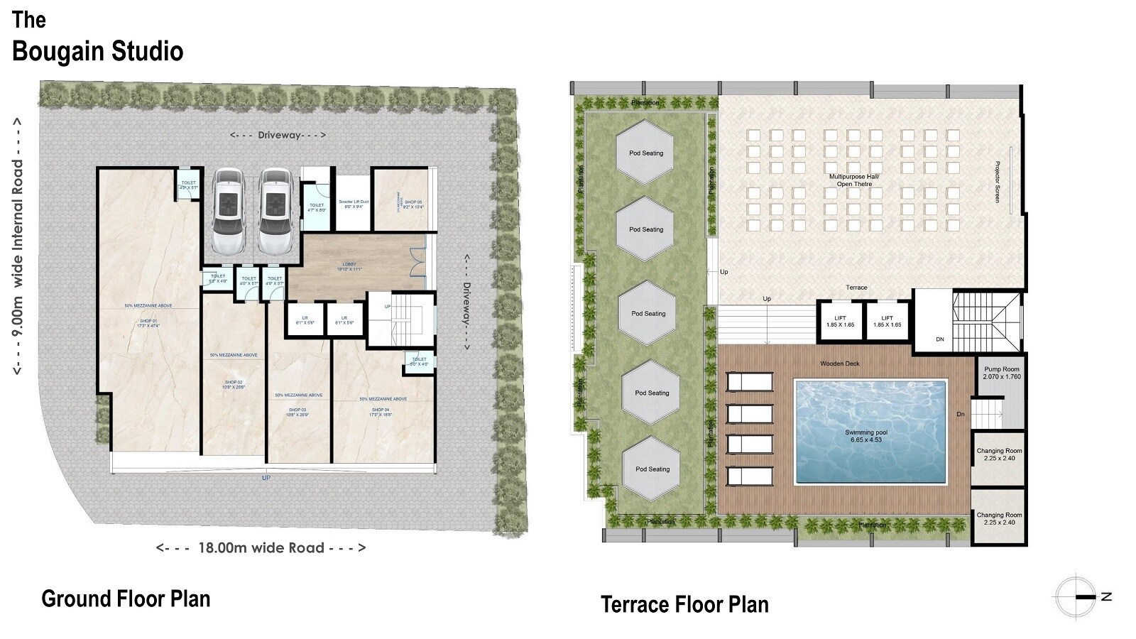 Ajitesh Bougain Studio Floor Plans