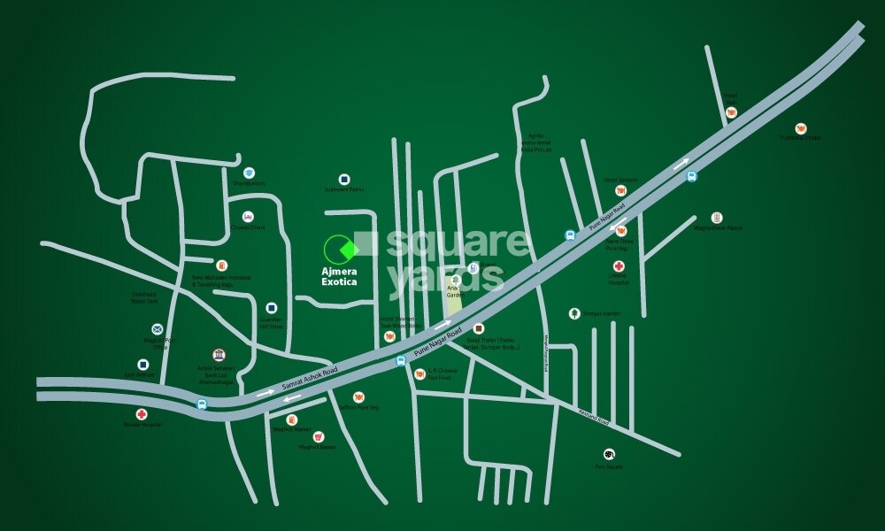 Ajmera Exotica Location Image