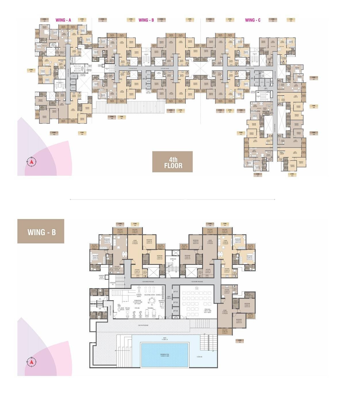 Akanksha The Camelia Floor Plans