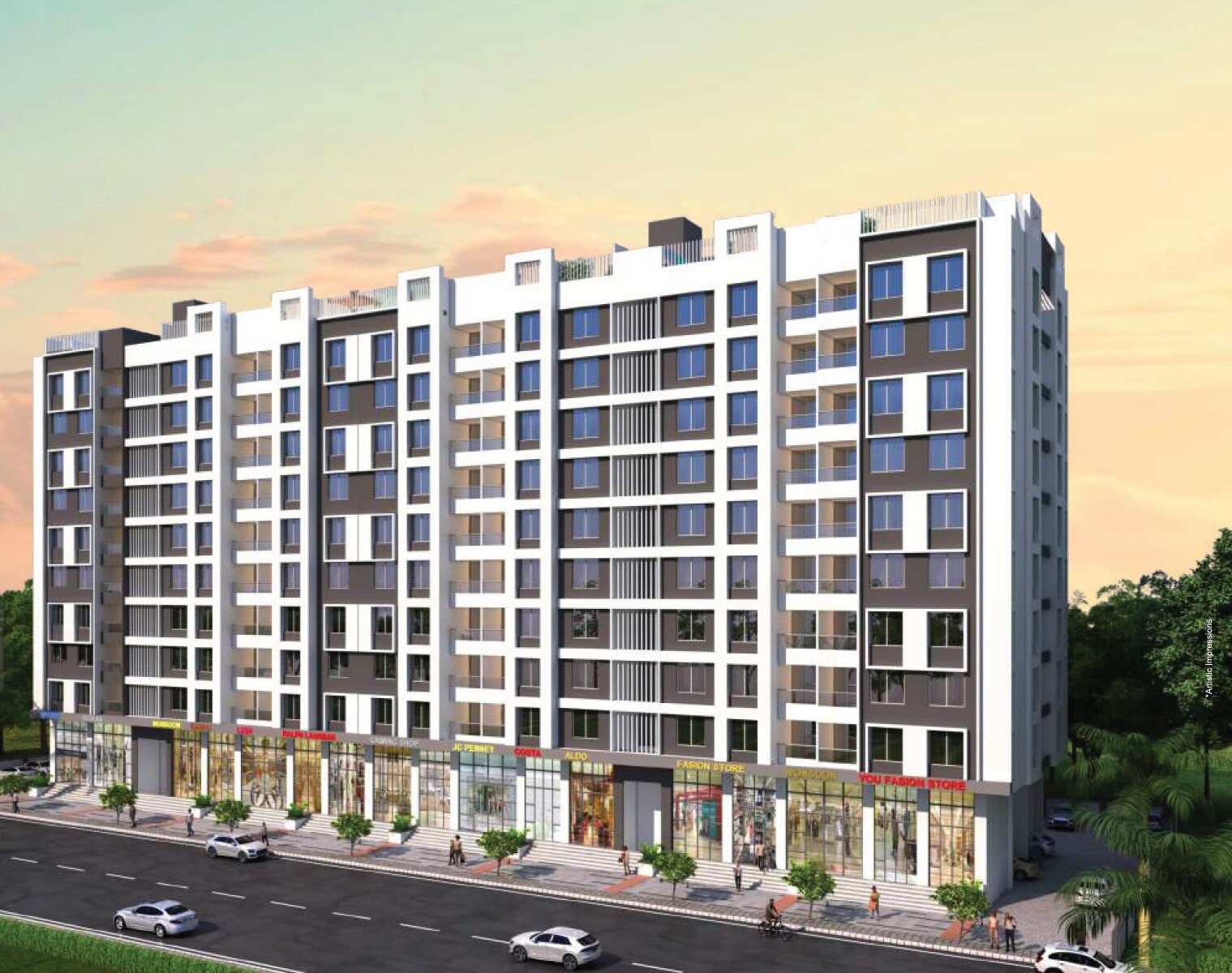 Aksha Ambar Dudulgaon Apartment Exteriors 3