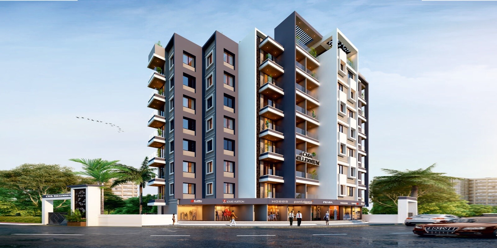 Aksha Casa Millennium