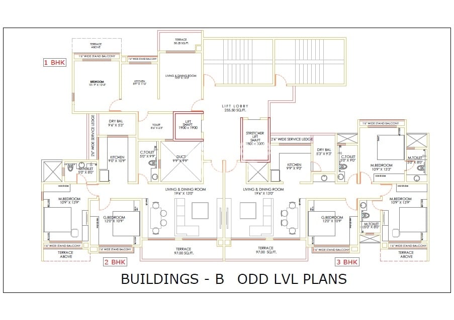 Akshar Altorios Floor Plans 3