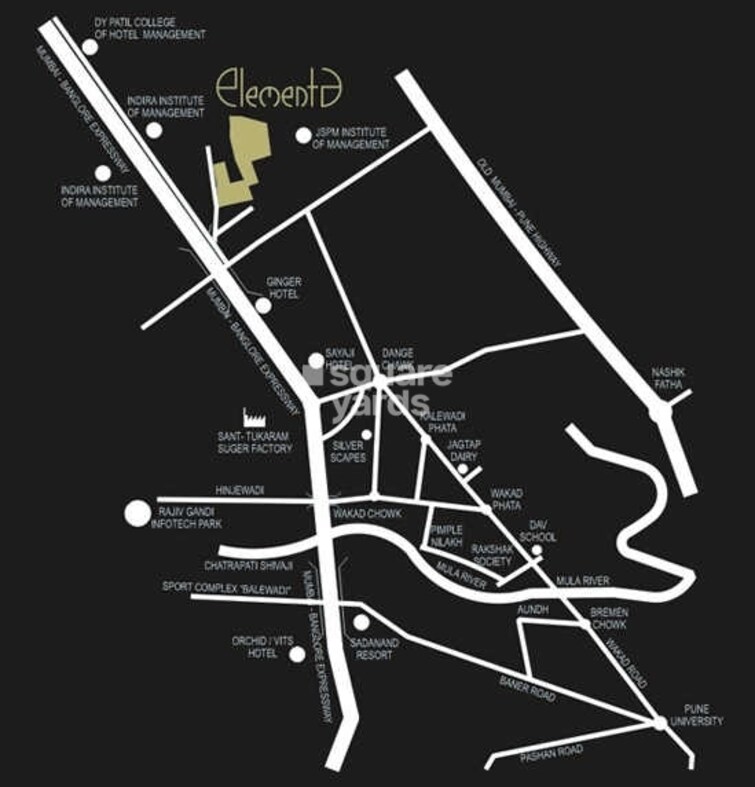 Akshar Elementa Location Image