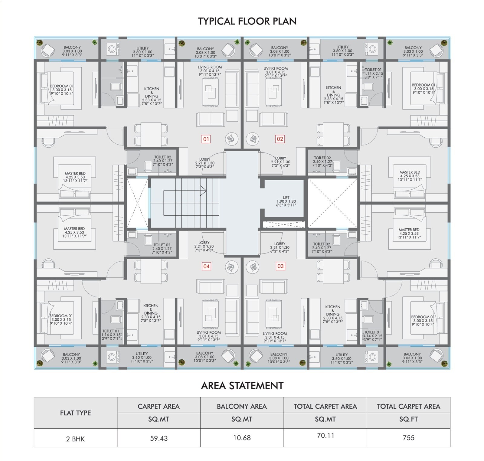 Akshay Deepa Floor Plans
