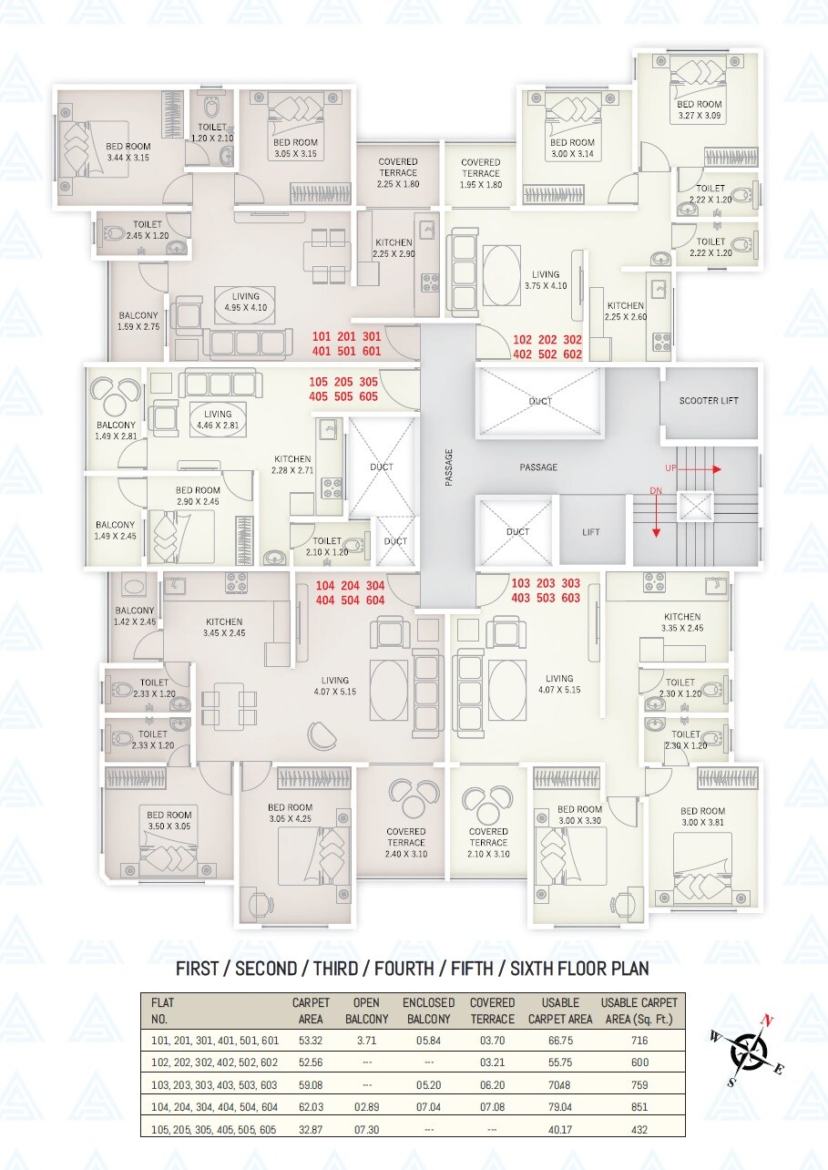 Akshay Samruddhi Floor Plans