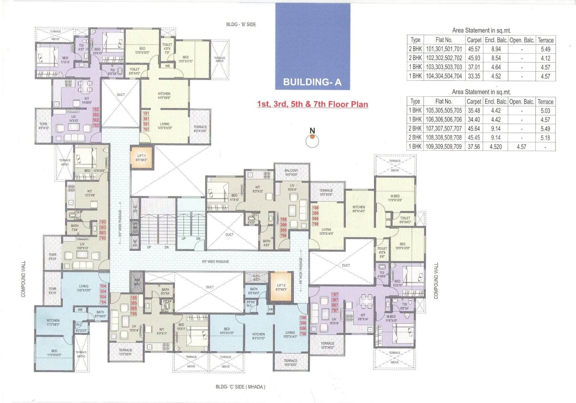 Akshay Srushti Floor Plans