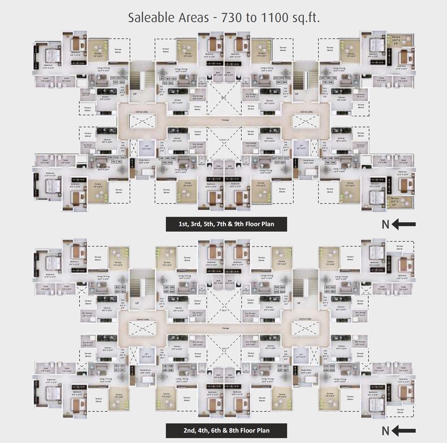 Alcon Mellows Floor Plans