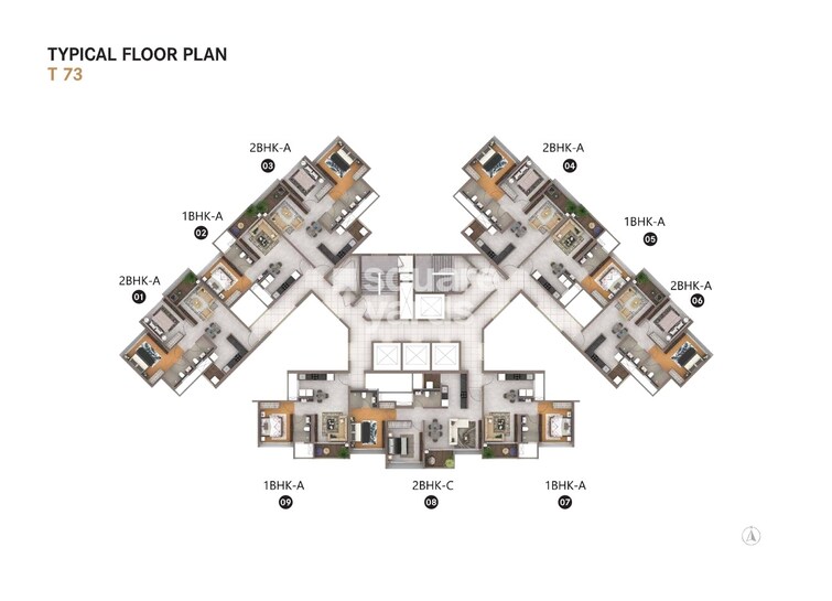 Amanora Adreno Towers Floor Plans 1