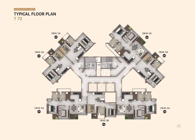 Amanora Adreno Towers Floor Plans 2