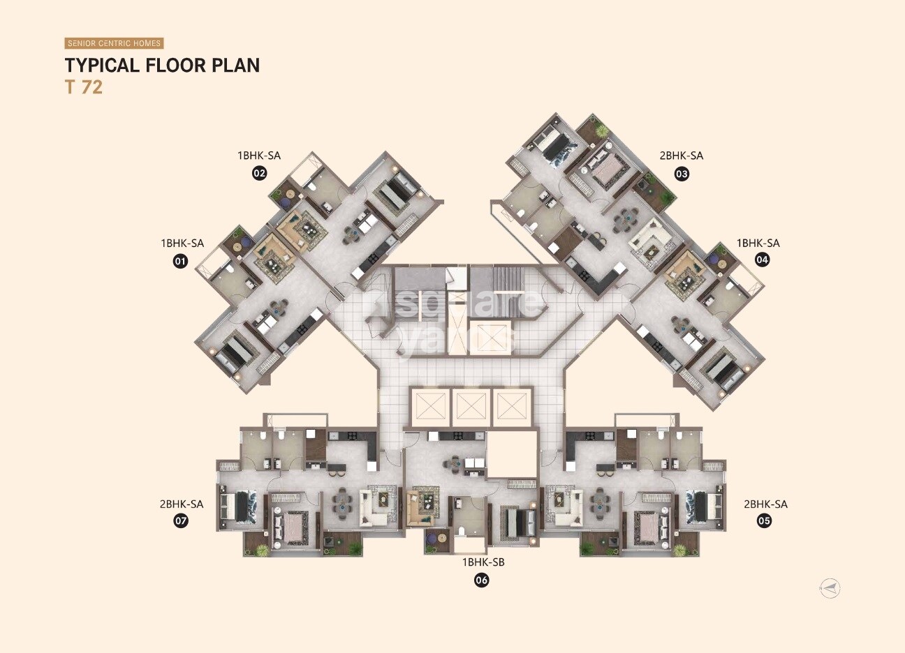 Amanora Adreno Towers Floor Plans 2