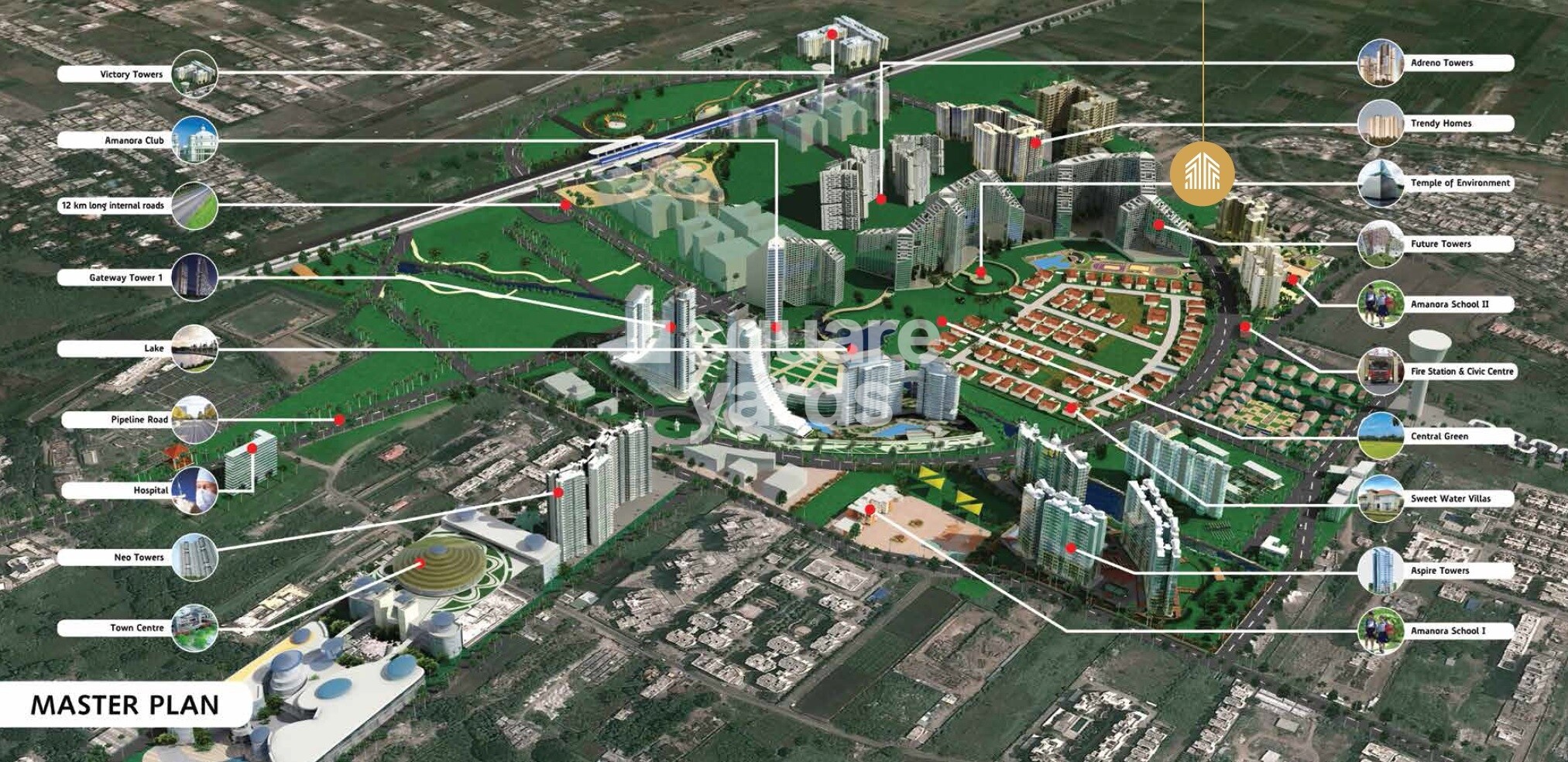 Amanora Adreno Towers Master Plan 1