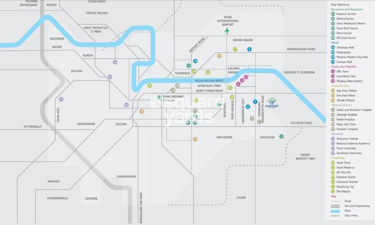 Amanora Ascent Towers Location Image