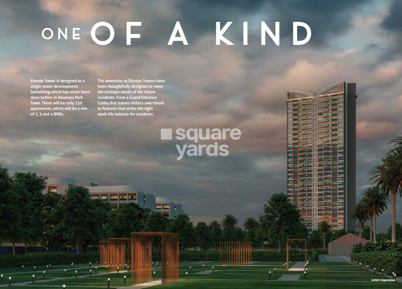 Amanora Elivate Tower Apartment Exteriors 1