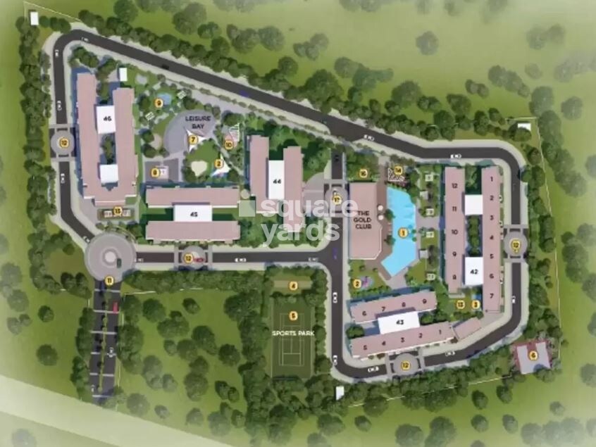 Amanora Gold Towers Master Plan 1