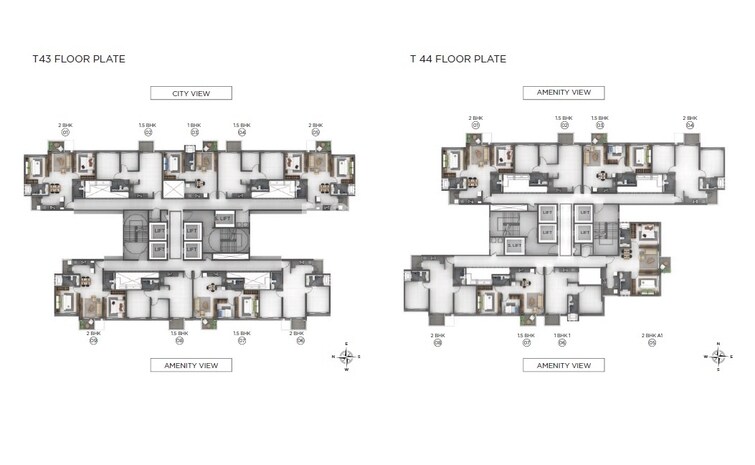 Amanora Gold Towers Floor Plans 1