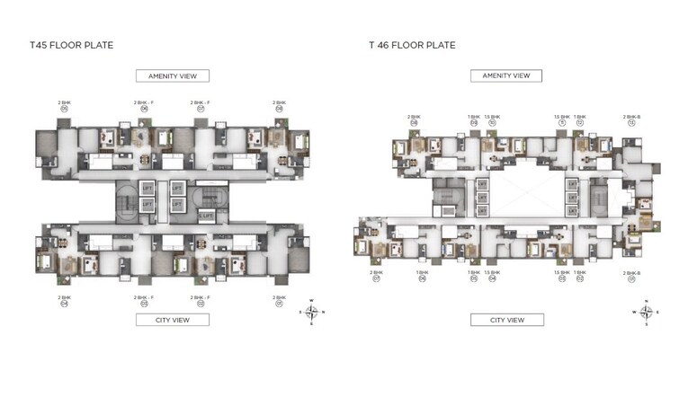 Amanora Gold Towers Floor Plans 2