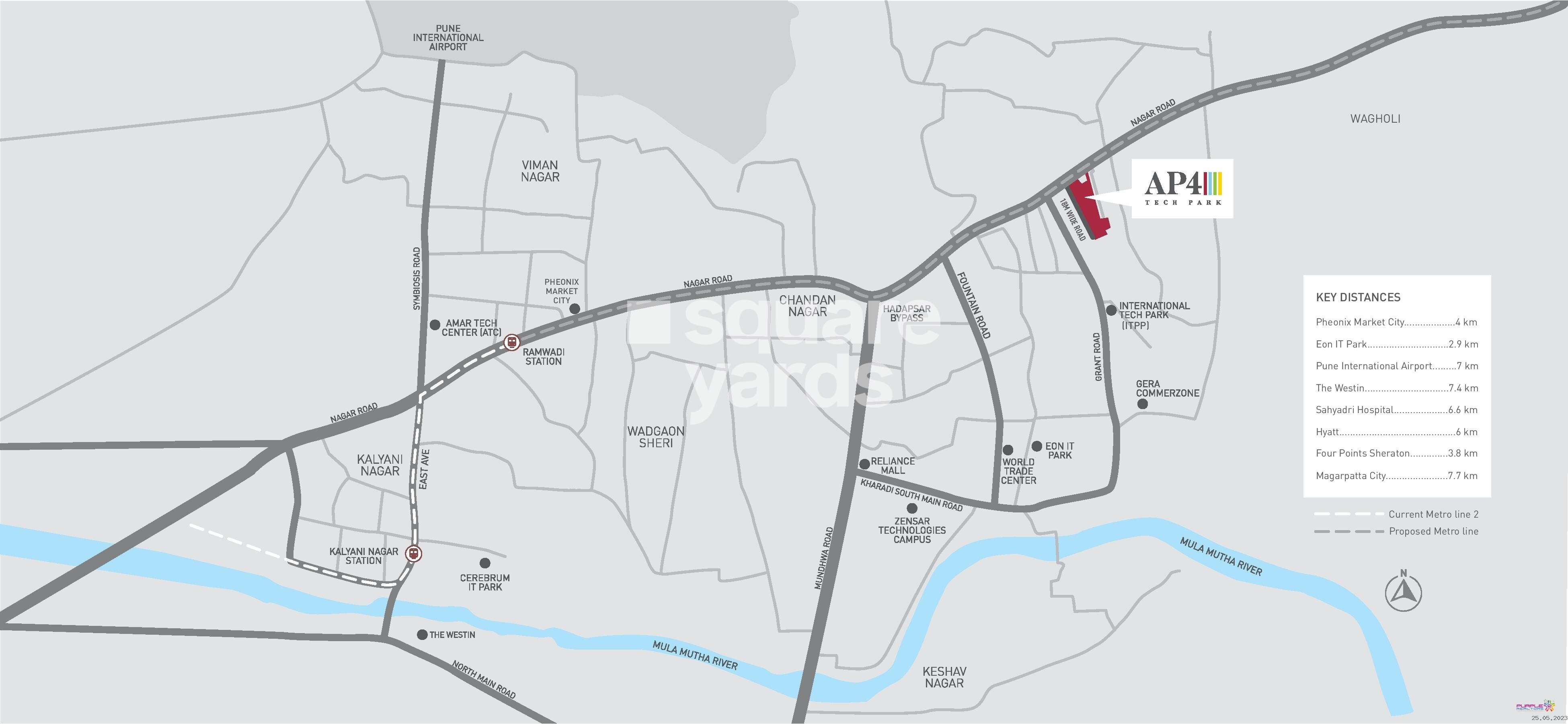 Amar AP4 Tech Park Location Image