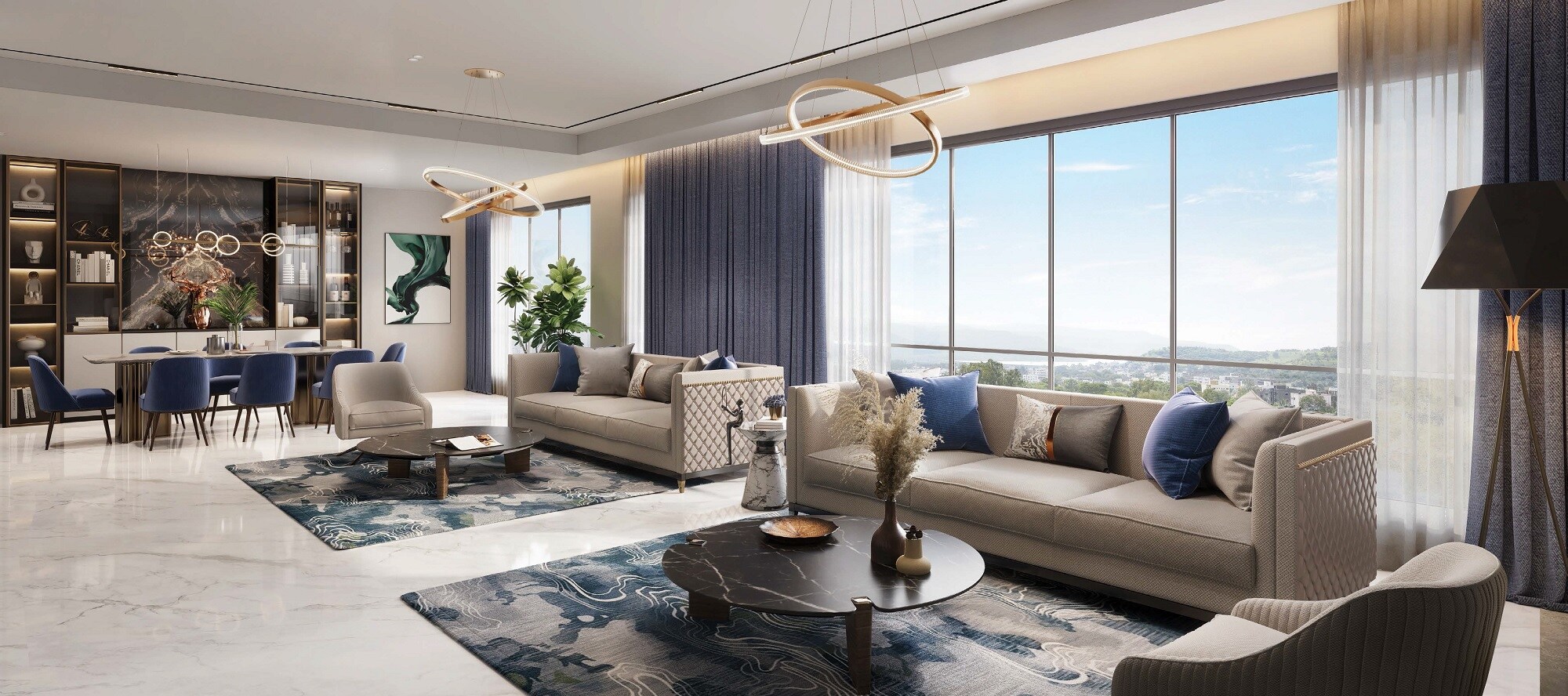 Amar Oasis Apartment Interiors 1