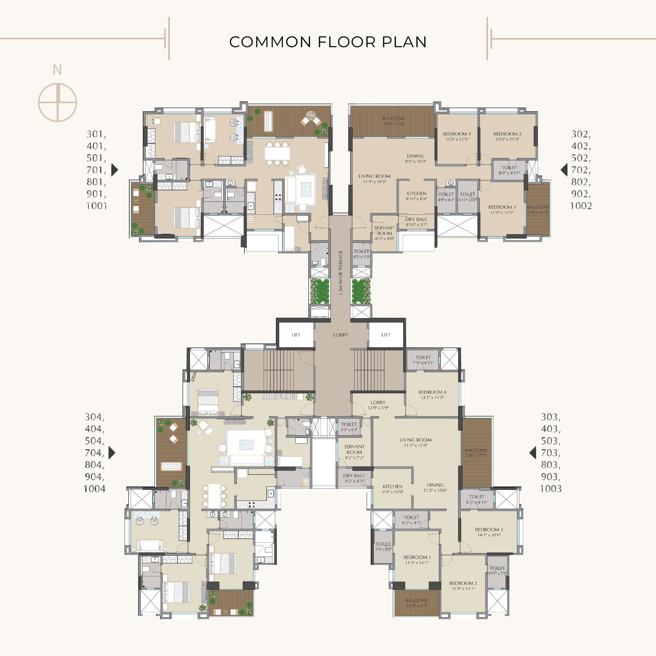 Ambar Zenith Floor Plans 2