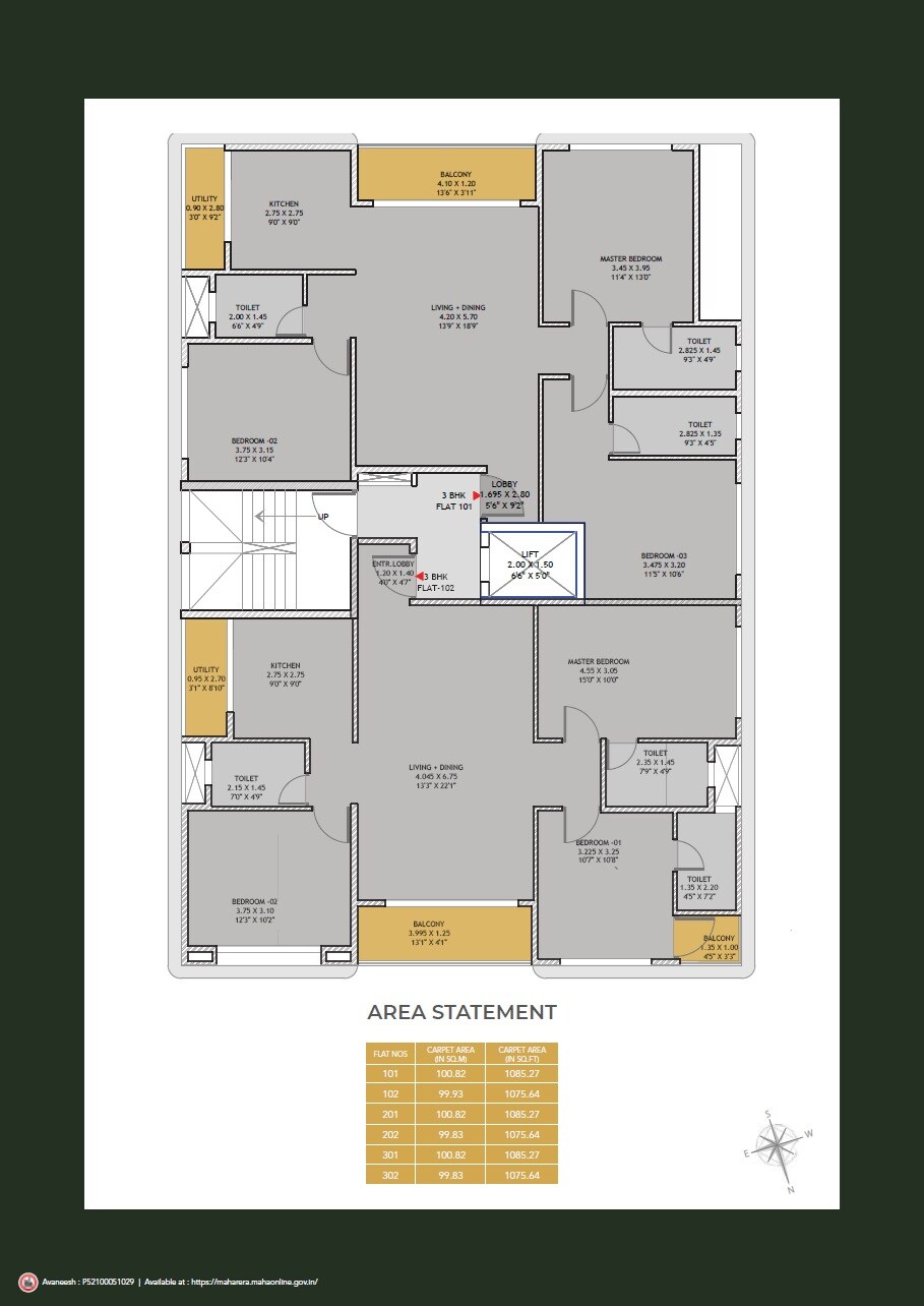 Ambika Avaneesh Floor Plans