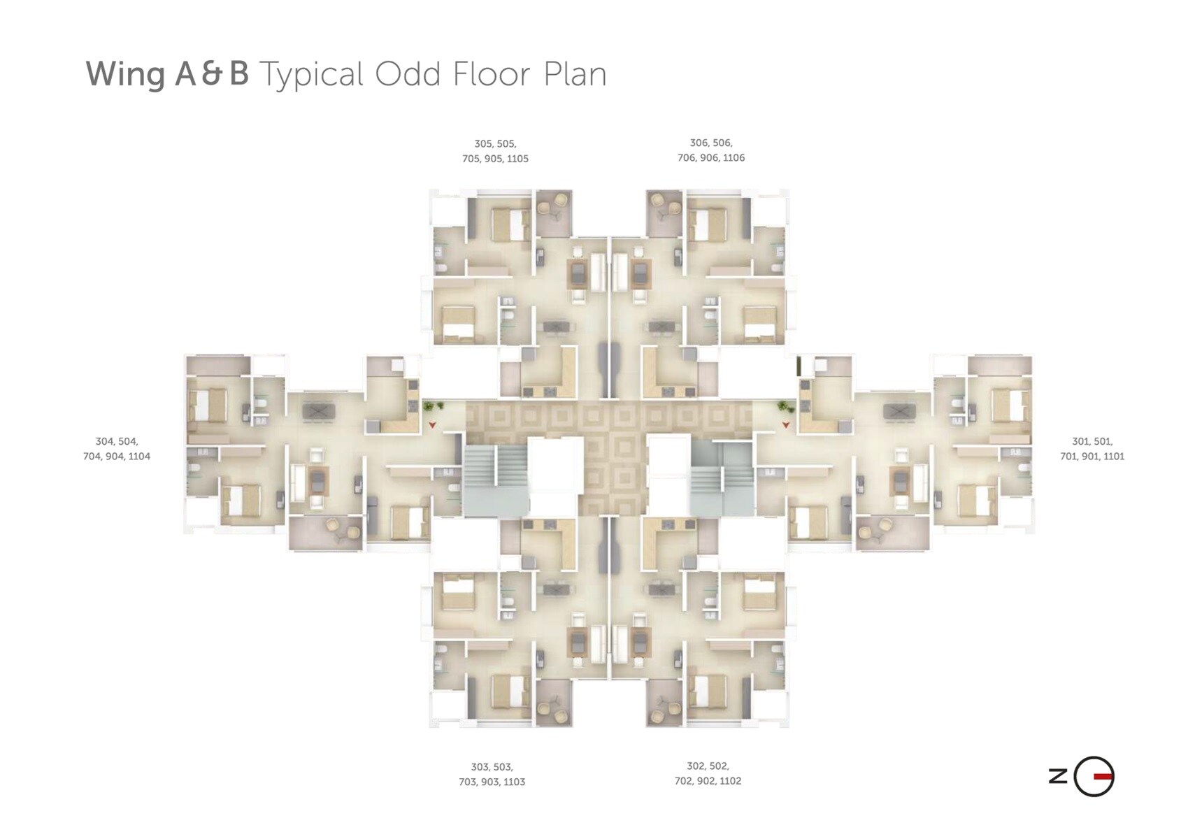 AMIS Pranam Towers Floor Plans 2