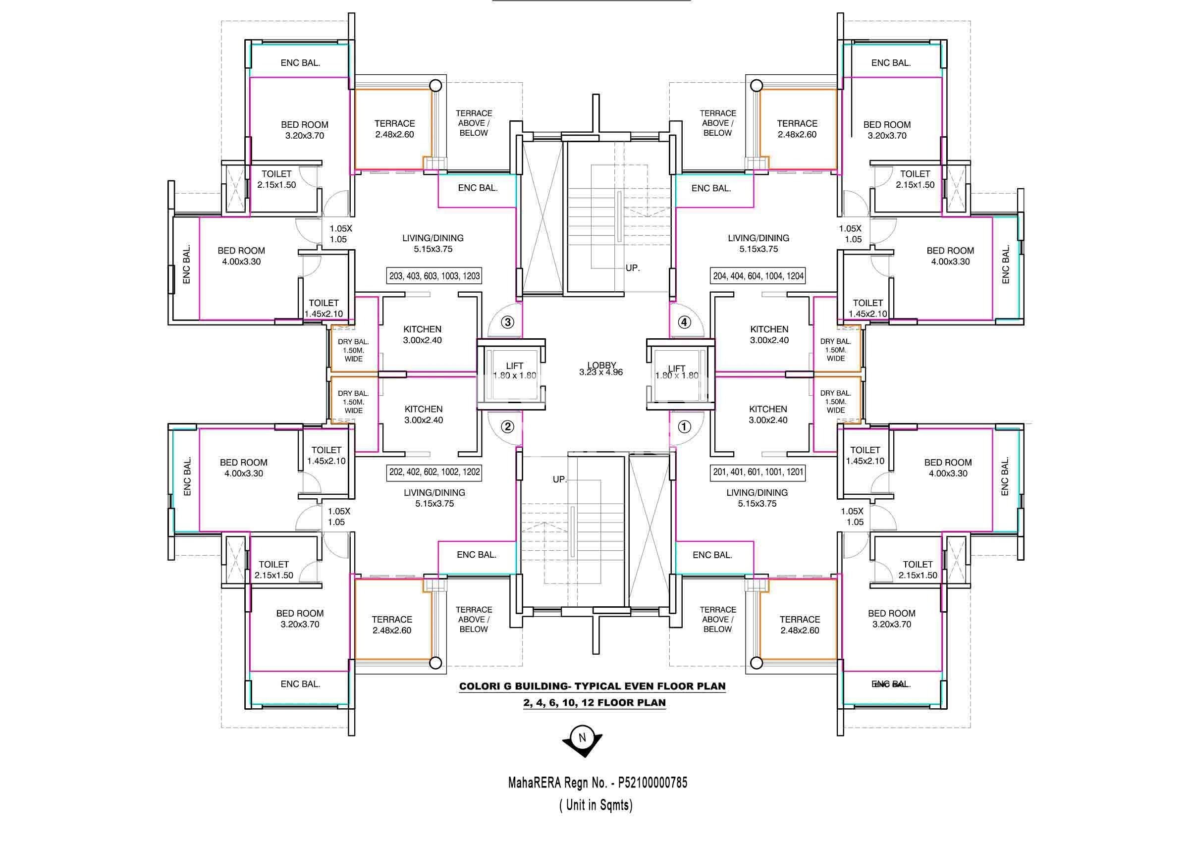 Amit Colori Floor Plans