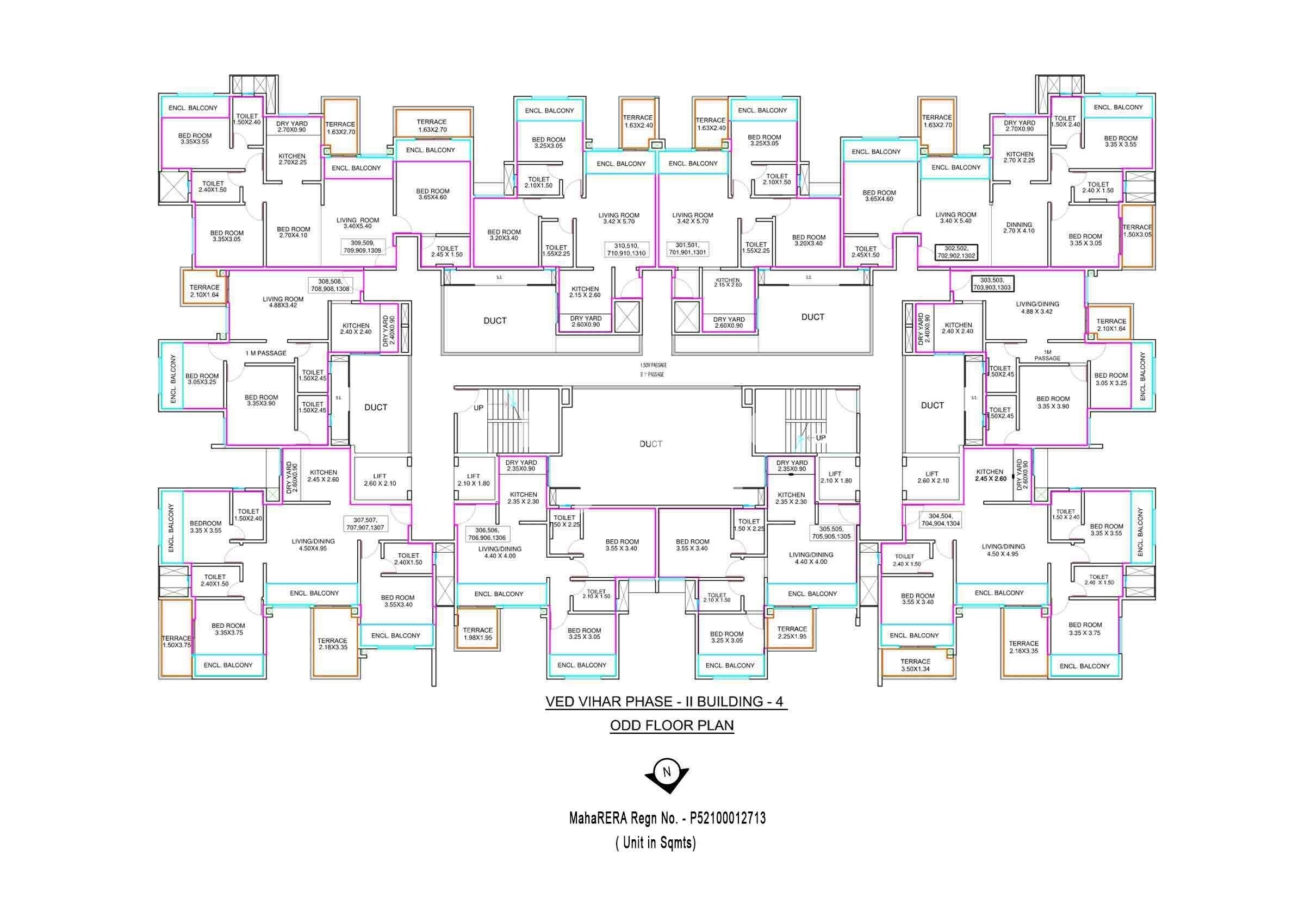 Amit Ved Vihar Phase 2 Floor Plans