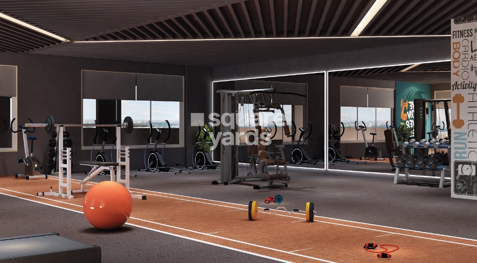 AMJ Greens Oak Gymnasium Image