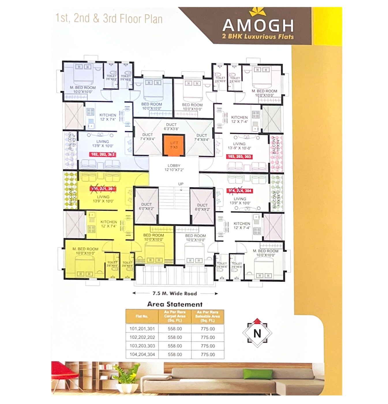 Amogh Apartments Floor Plans