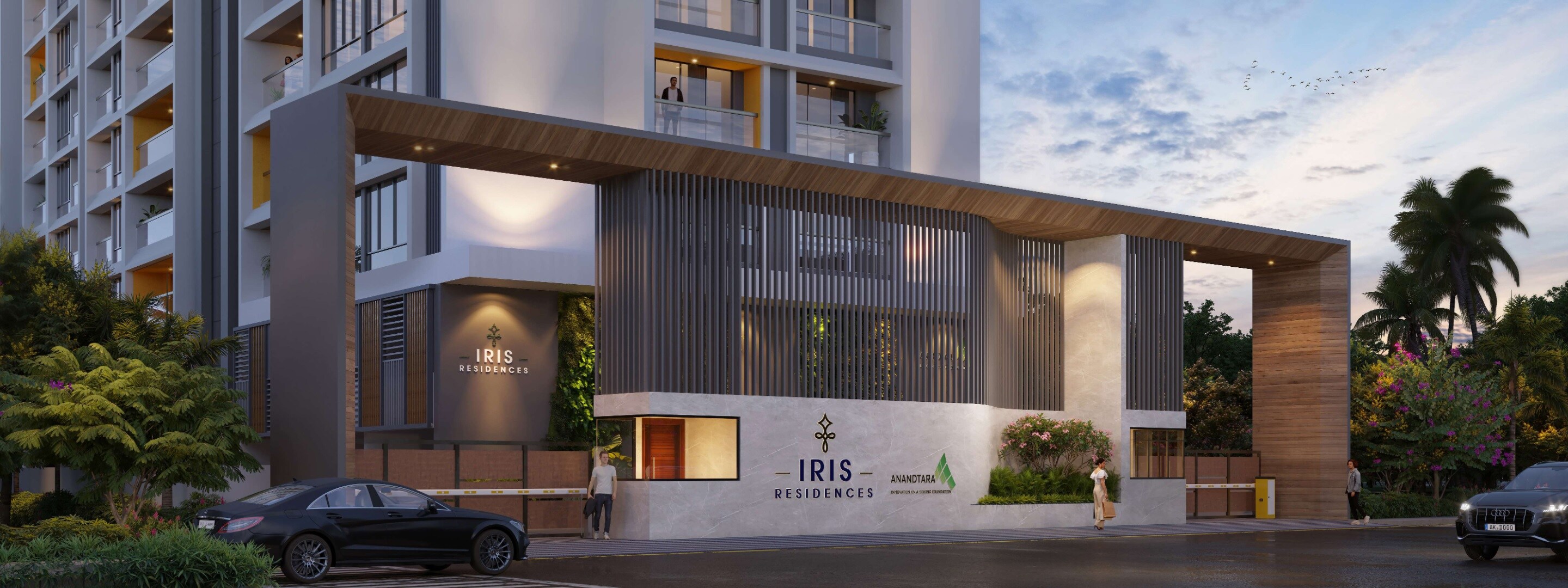 Anandtara Iris Residences Entrance View